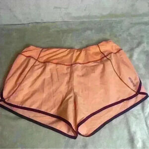 Reebok Athletic Gym Shorts Workout Peach